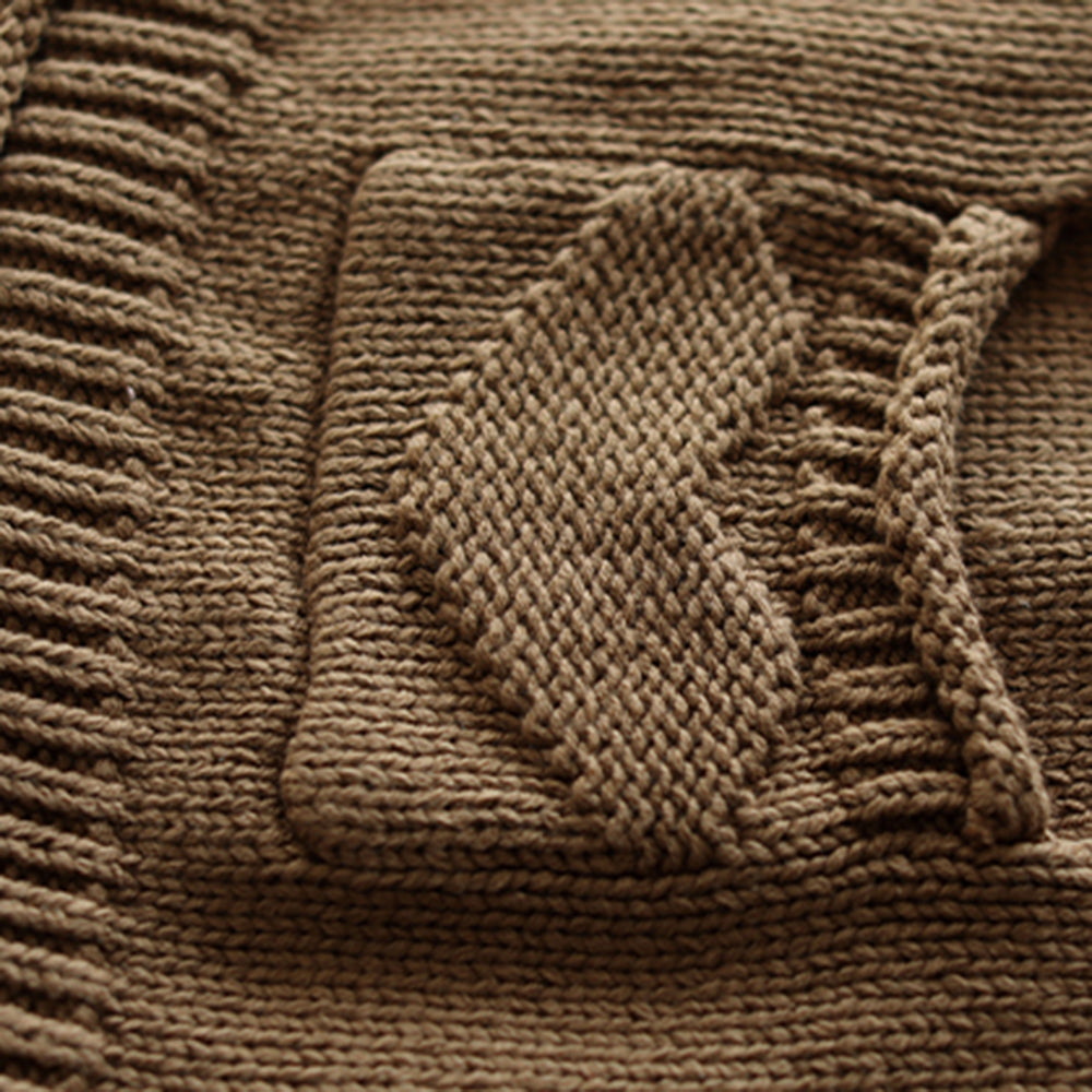 Women Solid V-Neck Knitted Vest